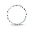 Twisted Seamless Nose Ring – .999 Fine Silver